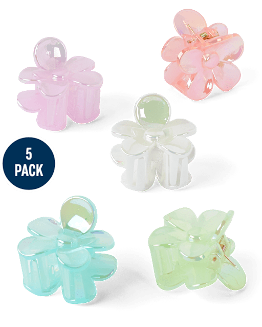 Girls Floral Hair Clip 5-Pack