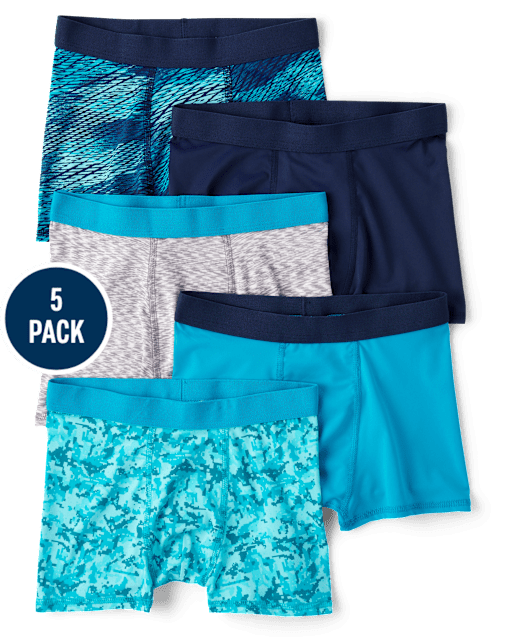 Lot de 5 boxers imprimés pour garçons