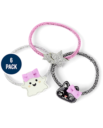 Girls Halloween 6-Piece Hair Set - Trick or Treat