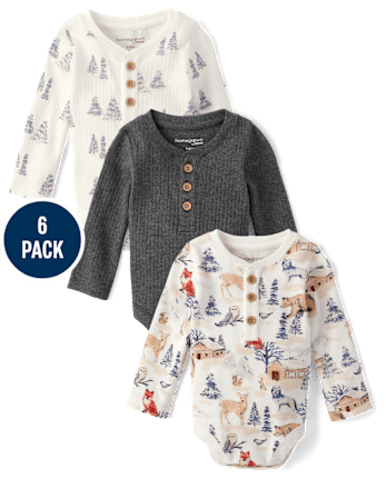 Ensemble 6 pièces Forêt pour bébé garçon - Homegrown by Gymboree