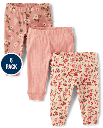 Baby Girls Floral 6-Piece Outfit Set - Homegrown by Gymboree