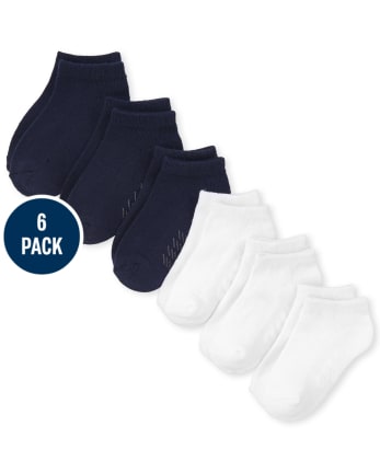Paquete de 6 calcetines tobilleros para bebés y niños | The Children's Place - TIDAL
