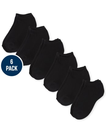 Pack de 6 calcetines unisex para niños | The Children's Place - BLACK