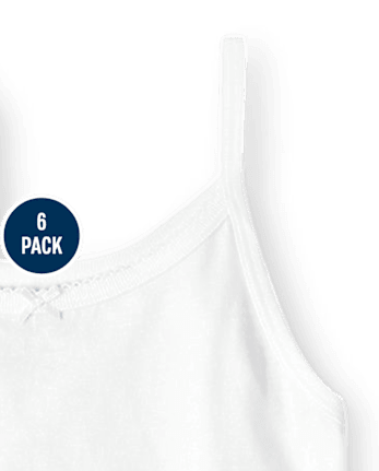 Camisola básica para niñas, paquete de 6