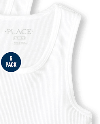 Lot de 6 débardeurs basiques pour garçon