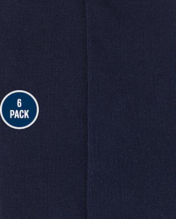 Lot de 6 paires de chaussettes hautes pour filles