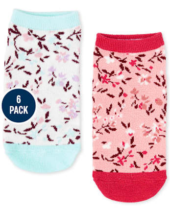 Paquete de 6 calcetines tobilleros con unicornio para niñas