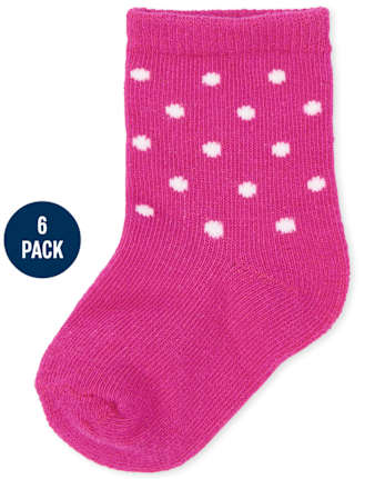 Baby Girls Butterfly Midi Socks 6-Pack