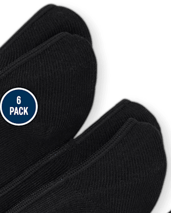 Girls No Show Socks 6-Pack