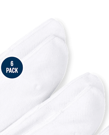 Girls No Show Socks 6-Pack