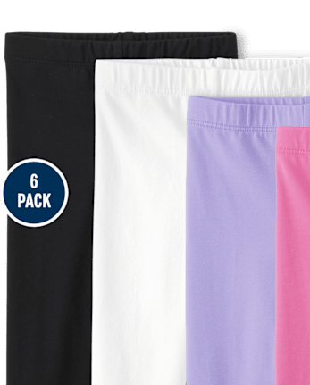 Lot de 6 leggings pour toute-petite fille