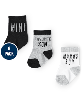 Baby Boys Favorite Son Midi Socks 6-Pack