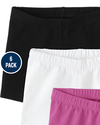 Toddler Girls Cartwheel Shorts 6-Pack