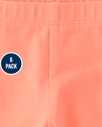 Toddler Girls Bike Shorts 6-Pack