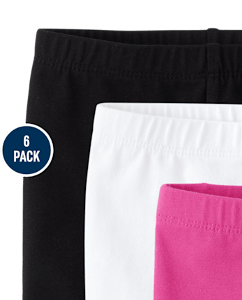 Toddler Girls Bike Shorts 6-Pack