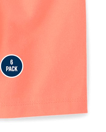 Toddler Girls Bike Shorts 6-Pack