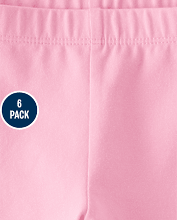 Lot de 6 leggings Capri pour petites filles