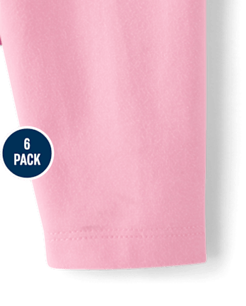 Lot de 6 leggings Capri pour petites filles
