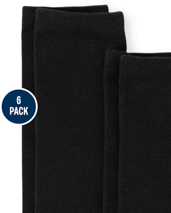 Girls Knee Socks 6-Pack