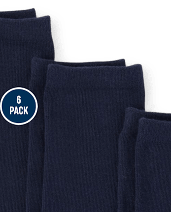 Girls Knee Socks 6-Pack