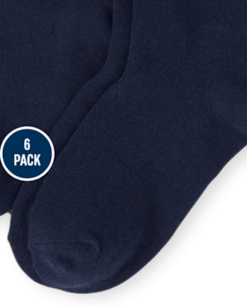 Girls Knee Socks 6-Pack