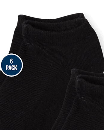 Kids Cushioned Ankle Socks 6-Pack