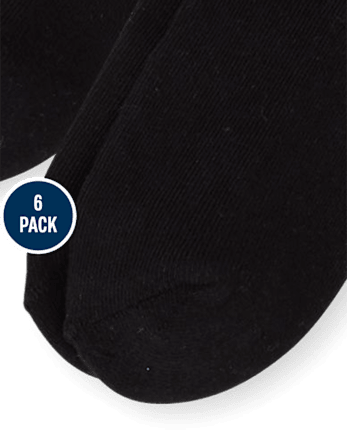 Kids Cushioned Ankle Socks 6-Pack
