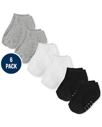 Kids Cushioned Ankle Socks 6-Pack