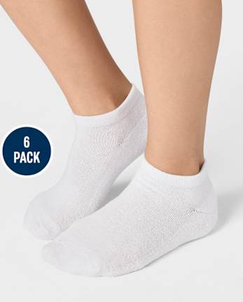 Kids Cushioned Ankle Socks 6-Pack