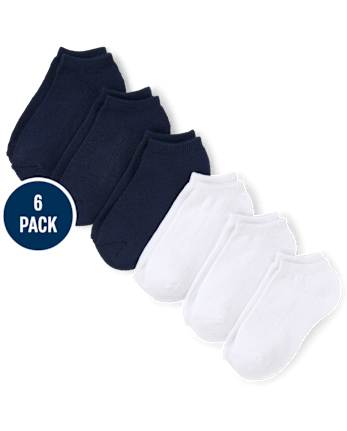 Kids Cushioned Ankle Socks 6-Pack