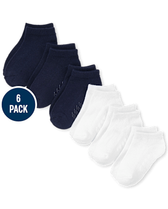 Kids Cushioned Ankle Socks 6-Pack