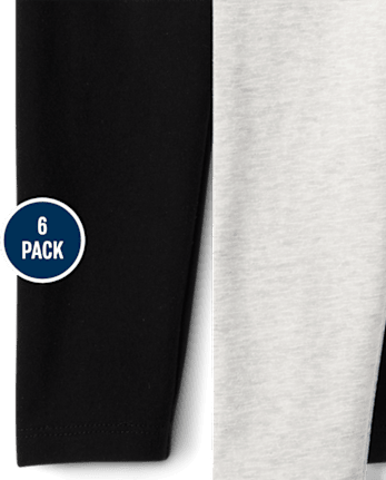 Toddler Girls Leggings 6-Pack