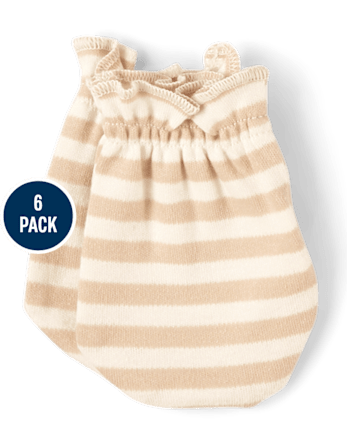 Baby Star Hat And Mittens 6-Piece Set