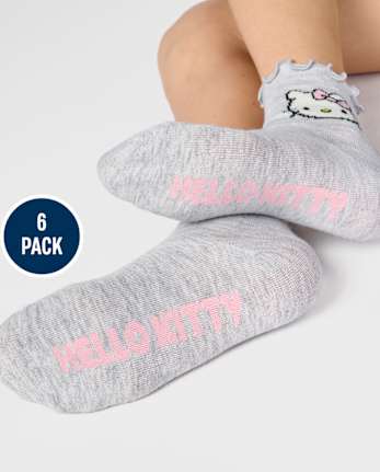Girls Hello KittyÂ® And Friends Midi Socks 6-Pack