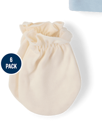 Baby Boys Animal Hat And Mittens 6-Piece Set