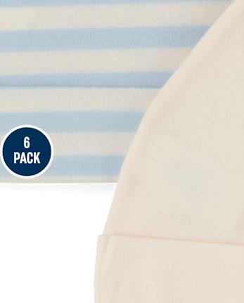 Baby Boys Animal Hat And Mittens 6-Piece Set