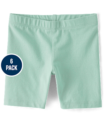 Toddler Girls Bike Shorts 6-Pack