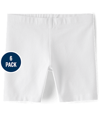 Toddler Girls Bike Shorts 6-Pack