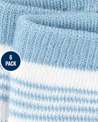 Toddler Boys Construction Vehicle Ankle Socks 6-Pack