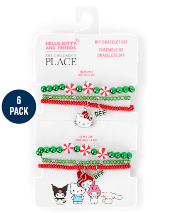 Girls Hello KittyÂ® Bracelet 6-Pack