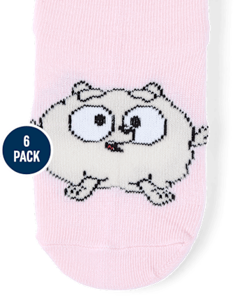 Toddler Girls Bluey Midi Socks 6-Pack