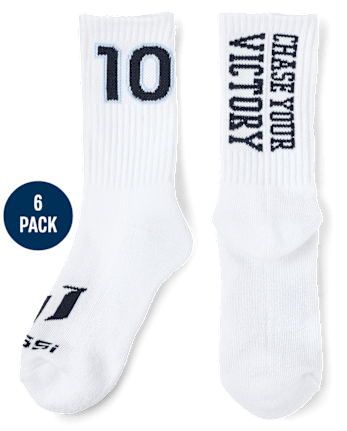 Kids Messi™ Crew Socks 6-Pack