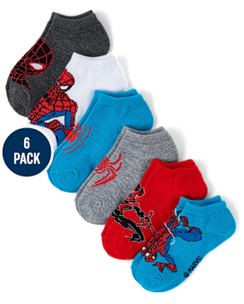Boys Spider-Man™ Ankle Socks 6-Pack