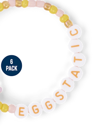 Girls Peeps® Beaded Bracelet 6-Pack