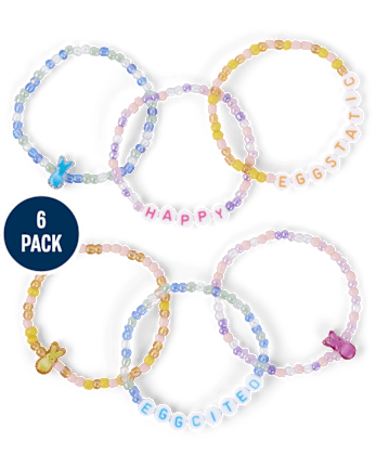 Girls Peeps® Beaded Bracelet 6-Pack