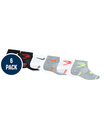 Boys Nike 3BRAND™ by Russell Wilson Ankle Socks 6-Pack