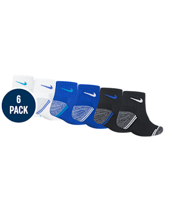 Boys Nike 3BRANDâ¢ by Russell Wilson Midi Socks 6-Pack