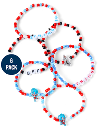 Bracelet de perles pour filles Dr. Seuss Chat chapeauté™ (lot de 6) - MULTI CLR