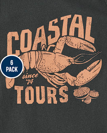 Boys Graphic Tank Top 6-Pack