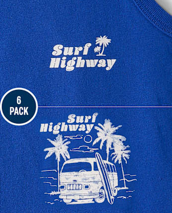 Boys Graphic Tank Top 6-Pack